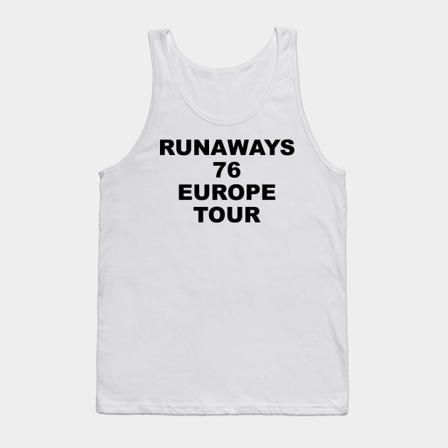 Europe Tour Tank Top by TheCosmicTradingPost